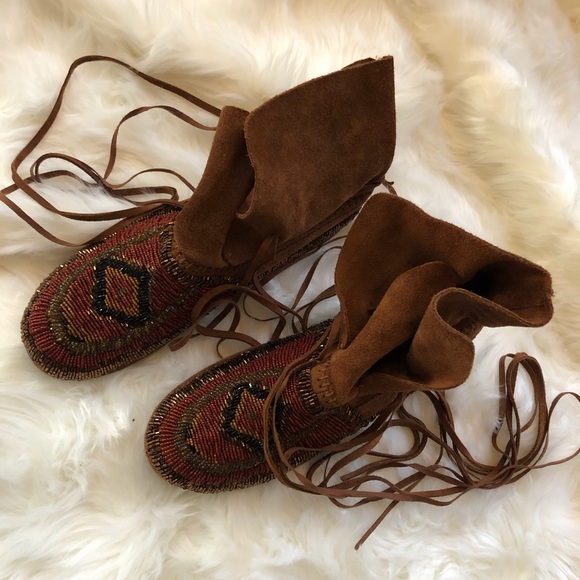 House of Harlow 1960 Shoes - House of Harlow Beaded Moccasins